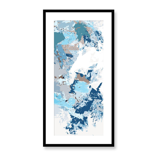 Framed Graphic Art Print, White Mat - 16x33 inches | FP-1152-7695, Prints, Graphic art, Black Frame, 41 x 81 cm ,16 x 32 inches