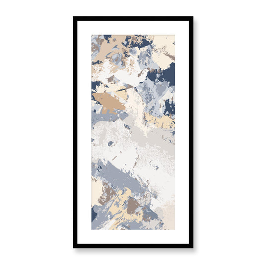 Framed Graphic Art Print, White Mat - 16x33 inches | FP-1163-7689, Prints, Graphic art, Black Frame, 41 x 81 cm ,16 x 32 inches