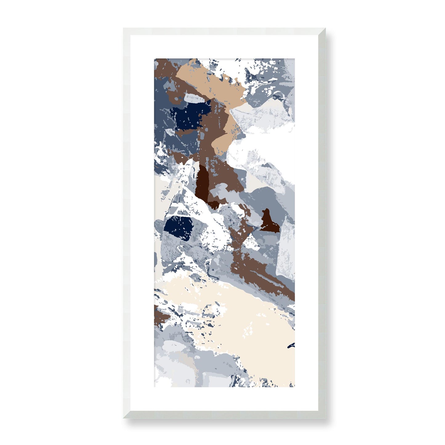 Framed Graphic Art Print, White Mat - 16x33 inches | FP-1161-7690, Prints, Graphic art, White Frame, 41 x 81 cm ,16 x 32 inches