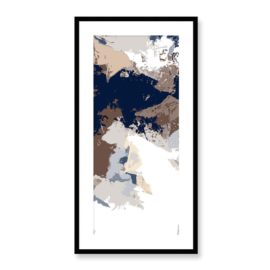 Framed Graphic Art Print, White Mat - 16x33 inches | FP-1161-7692, Prints, Graphic art, Black Frame, 41 x 81 cm ,16 x 32 inches
