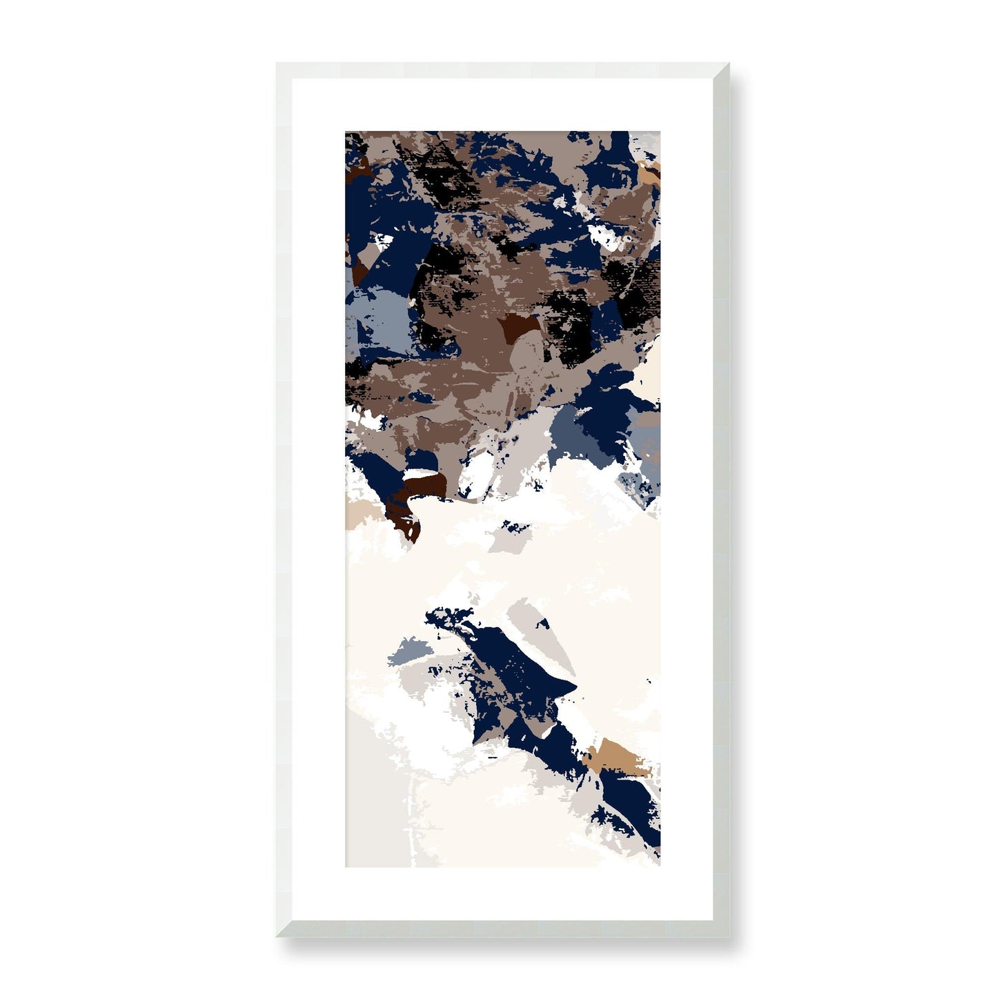 Framed Graphic Art Print, White Mat - 16x33 inches | FP-1162-7693, Prints, Graphic art, White Frame, 41 x 81 cm ,16 x 32 inches