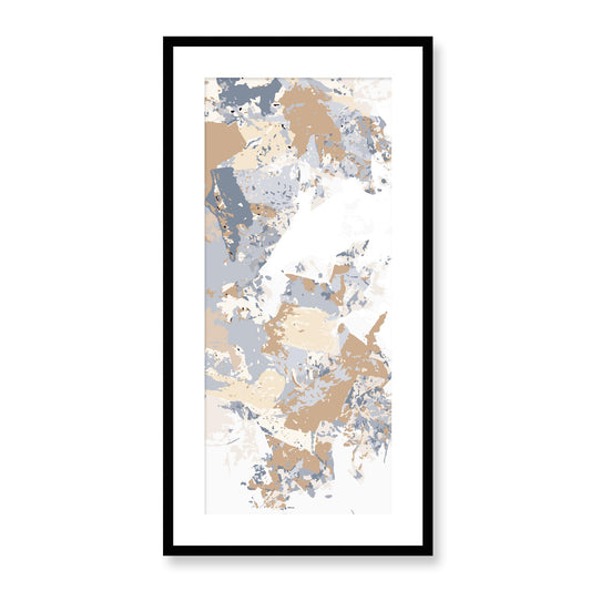 Framed Graphic Art Print, White Mat - 16x33 inches | FP-1163-7695, Prints, Graphic art, Black Frame, 41 x 81 cm ,16 x 32 inches