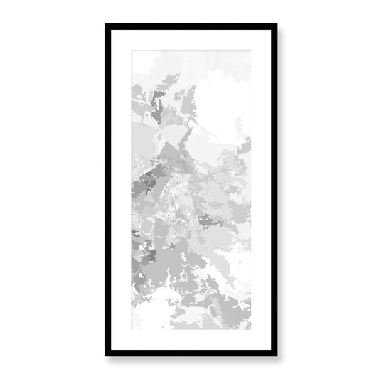 Framed Graphic Art Print, White Mat - 16x33 inches | FP-1202-7698, Prints, Graphic art, Black Frame, 41 x 81 cm ,16 x 32 inches