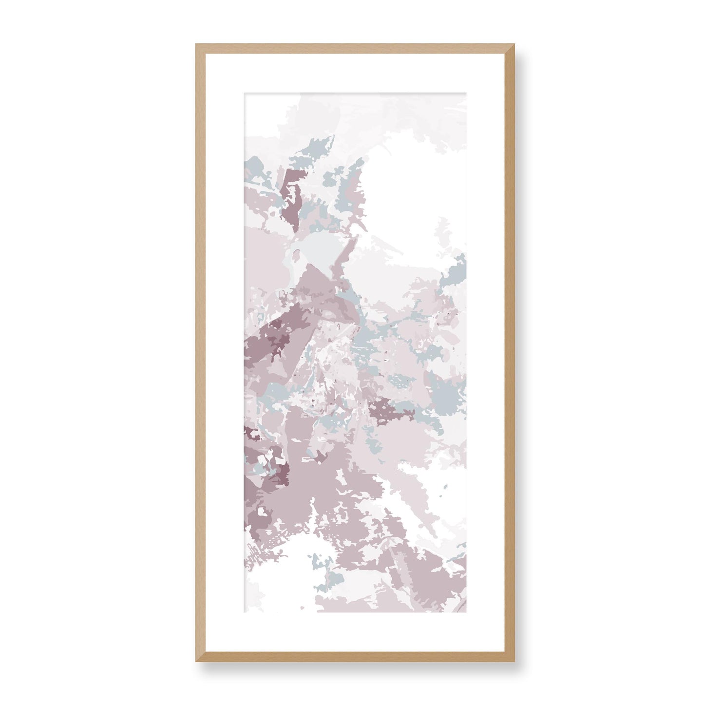 Framed Graphic Art Print, White Mat - 16x33 inches | FP-1210-7698, Prints, Graphic art, Natural Frame, 41 x 81 cm ,16 x 32 inches