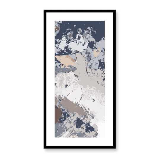 Framed Graphic Art Print, White Mat - 16x33 inches | FP-1220-7689, Prints, Graphic art, Black Frame, 41 x 81 cm ,16 x 32 inches