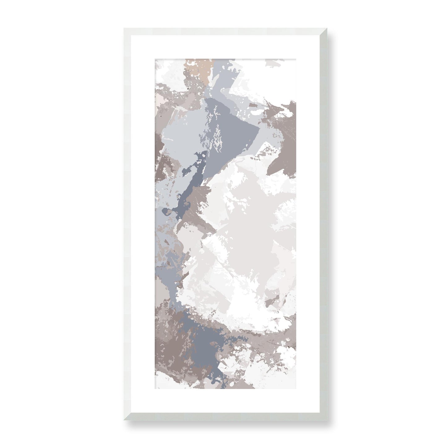 Framed Graphic Art Print, White Mat - 16x33 inches | FP-1220-7691, Prints, Graphic art, White Frame, 41 x 81 cm ,16 x 32 inches