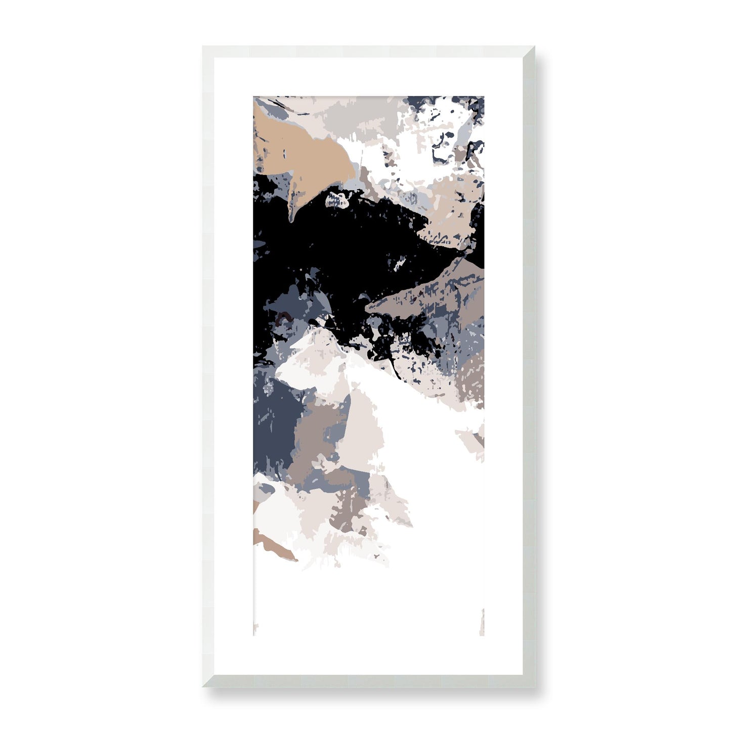 Framed Graphic Art Print, White Mat - 16x33 inches | FP-1220-7692, Prints, Graphic art, White Frame, 41 x 81 cm ,16 x 32 inches
