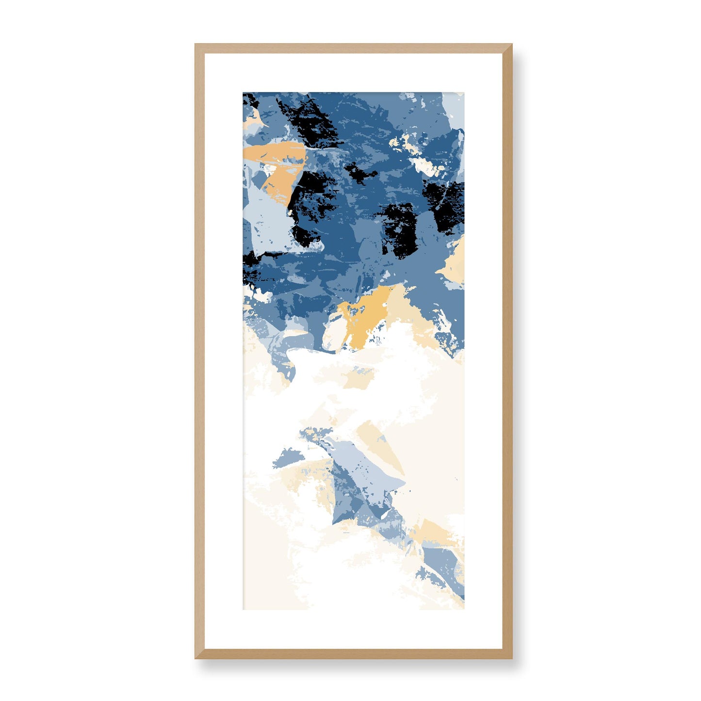 Framed Graphic Art Print, White Mat - 16x33 inches | FP-1230-7693, Prints, Graphic art, Natural Frame, 41 x 81 cm ,16 x 32 inches