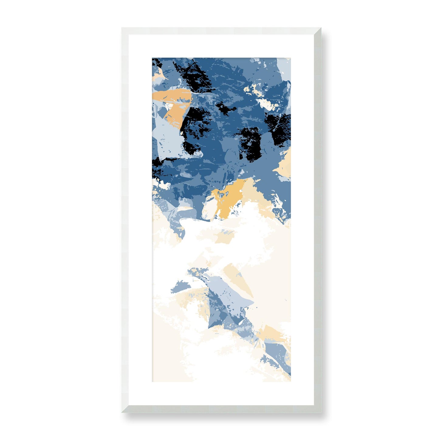 Framed Graphic Art Print, White Mat - 16x33 inches | FP-1230-7693, Prints, Graphic art, White Frame, 41 x 81 cm ,16 x 32 inches
