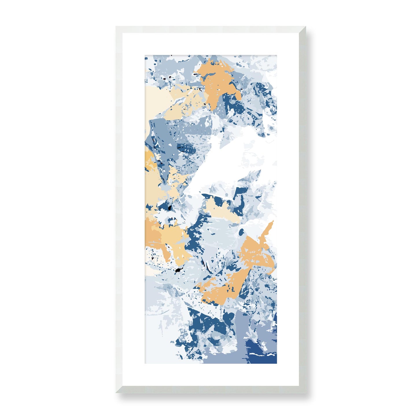 Framed Graphic Art Print, White Mat - 16x33 inches | FP-1230-7695, Prints, Graphic art, White Frame, 41 x 81 cm ,16 x 32 inches