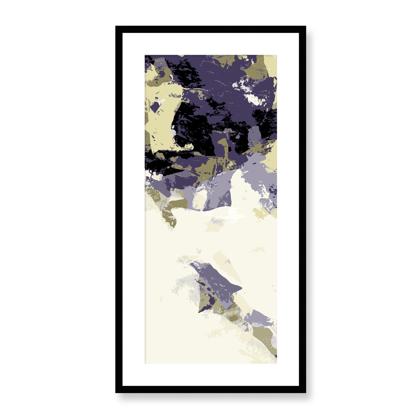 Framed Graphic Art Print, White Mat - 16x33 inches | FP-1261-7693, Prints, Graphic art, Black Frame, 41 x 81 cm ,16 x 32 inches