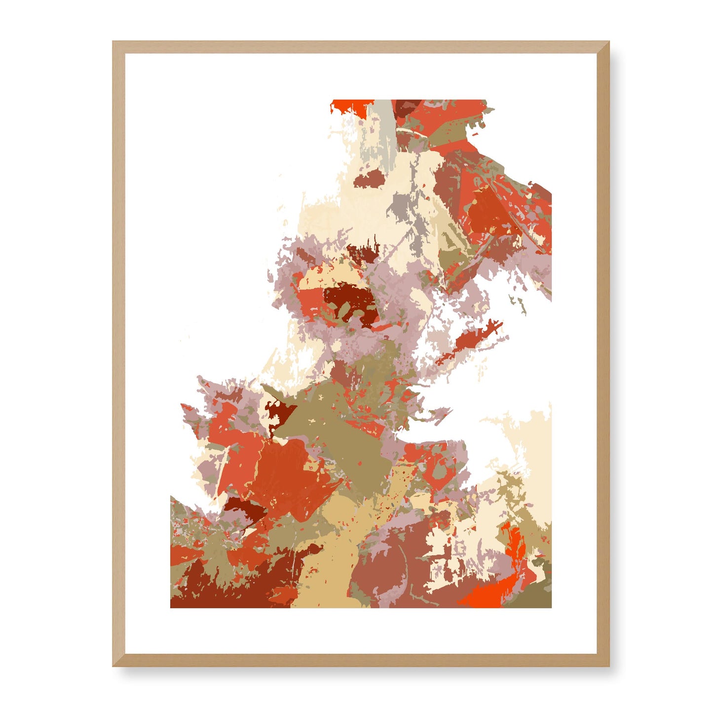Framed Graphic Art Print, White Mat - 13x16, 16x20, 22x28 inches | FPV-1130-7694, Prints, Graphic art, Natural Frame, 56 x 71 cm ,22 x 28 inches
