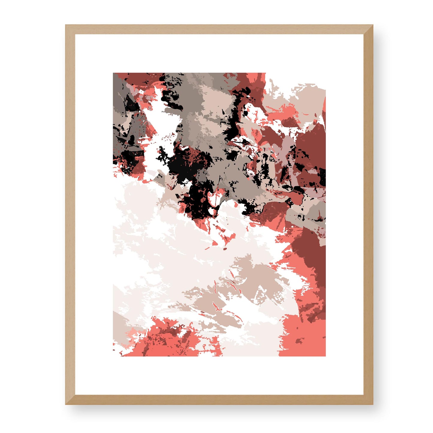 Framed Graphic Art Print, White Mat - 13x16, 16x20, 22x28 inches | FPV-1130-7696, Prints, Graphic art, Natural Frame, 41 x 51 cm ,16 x 20 inches