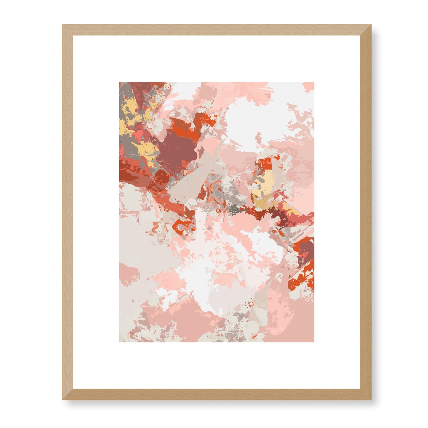 Framed Graphic Art Print, White Mat - 13x16, 16x20, 22x28 inches | FPV-1130-7698, Prints, Graphic art, Natural Frame, 33 x 41 cm ,13 x 16 inches