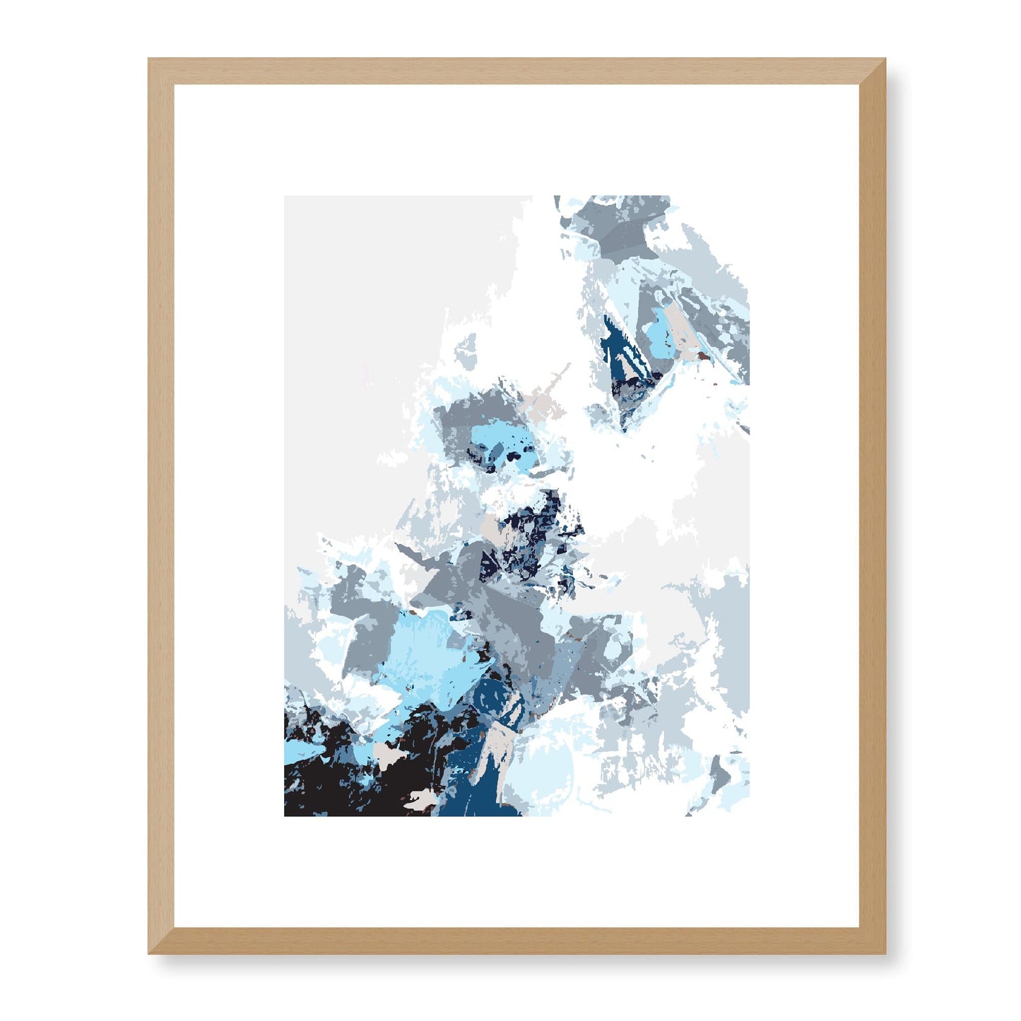 Framed Graphic Art Print, White Mat - 13x16, 16x20, 22x28 inches | FPV-1153-7694, Prints, Graphic art, Natural Frame, 33 x 41 cm ,13 x 16 inches