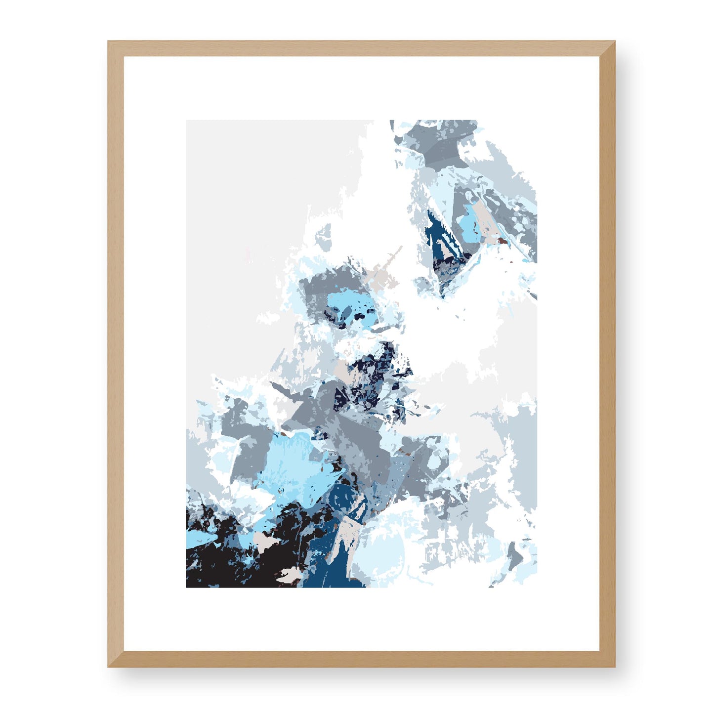 Framed Graphic Art Print, White Mat - 13x16, 16x20, 22x28 inches | FPV-1151-7694, Prints, Graphic art, Natural Frame, 41 x 51 cm ,16 x 20 inches