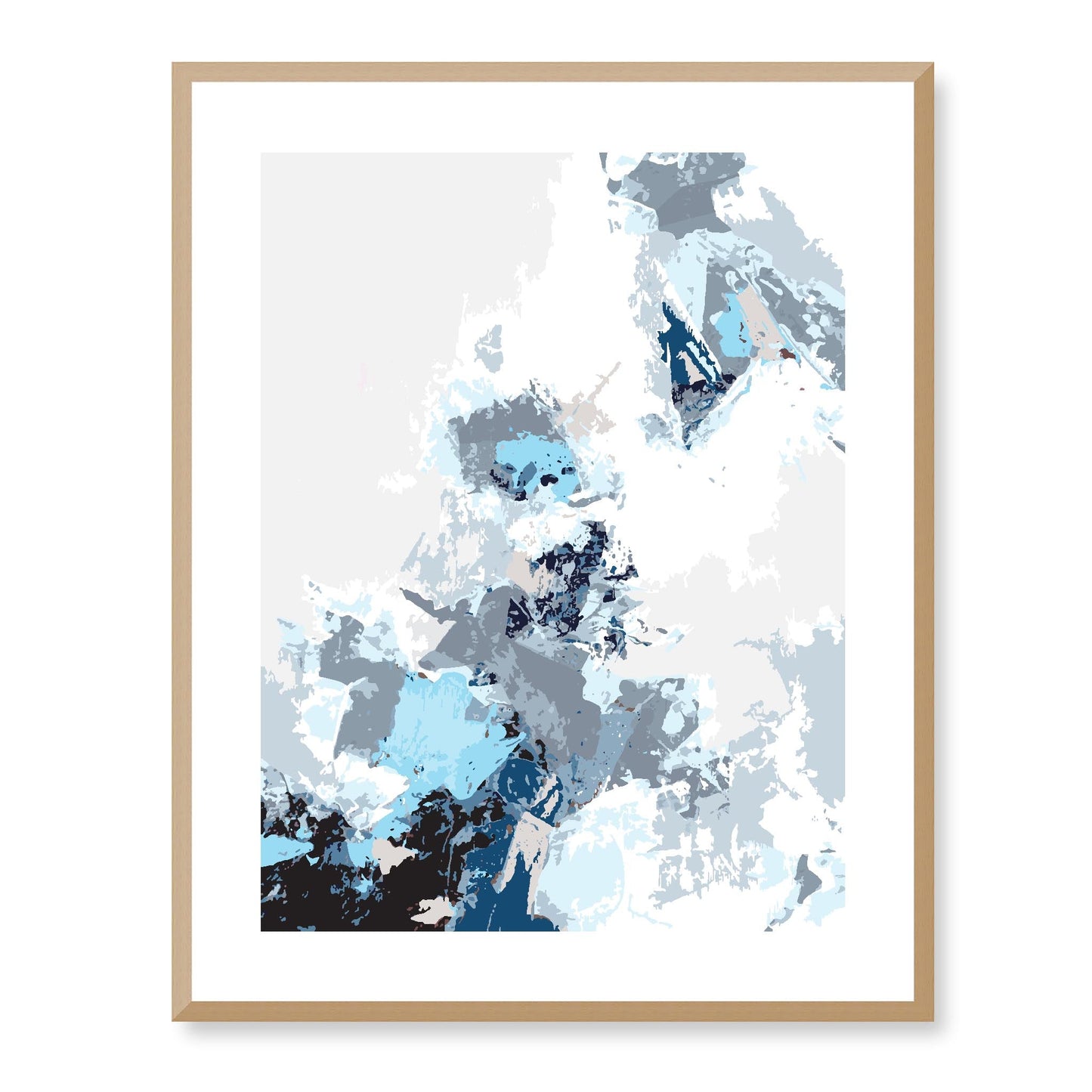 Framed Graphic Art Print, White Mat - 13x16, 16x20, 22x28 inches | FPV-1153-7694, Prints, Graphic art, Natural Frame, 56 x 71 cm ,22 x 28 inches