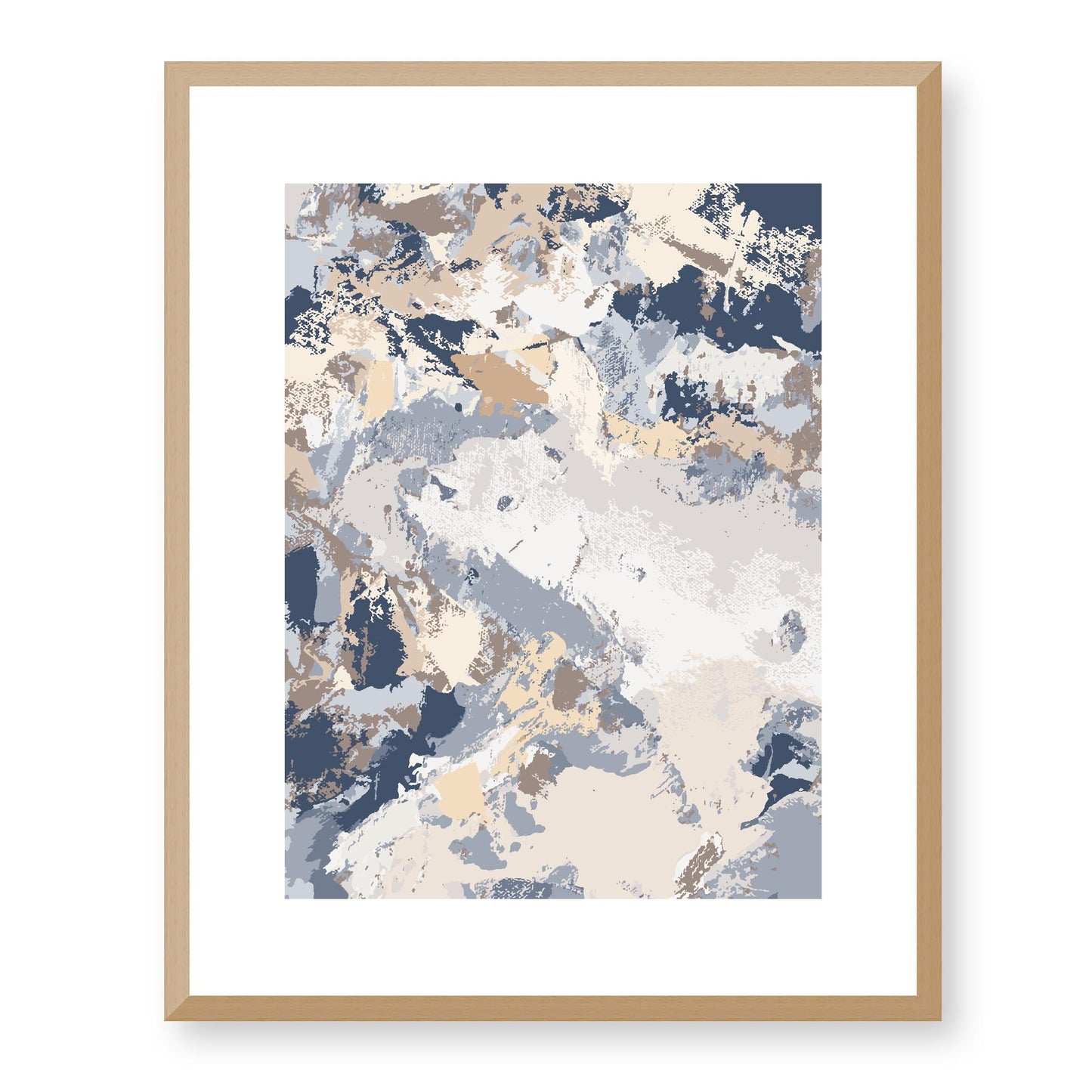 Framed Graphic Art Print, White Mat - 13x16, 16x20, 22x28 inches | FPV-1163-7689, Prints, Graphic art, Natural Frame, 41 x 51 cm ,16 x 20 inches
