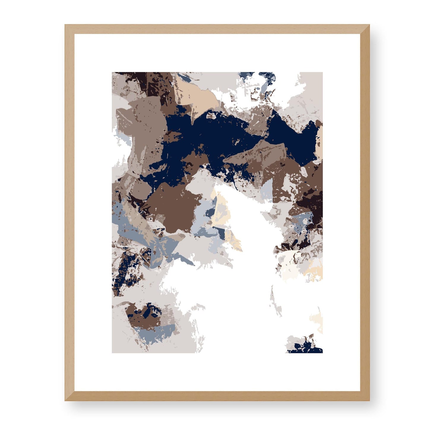 Framed Graphic Art Print, White Mat - 13x16, 16x20, 22x28 inches | FPV-1162-7692, Prints, Graphic art, Natural Frame, 41 x 51 cm ,16 x 20 inches