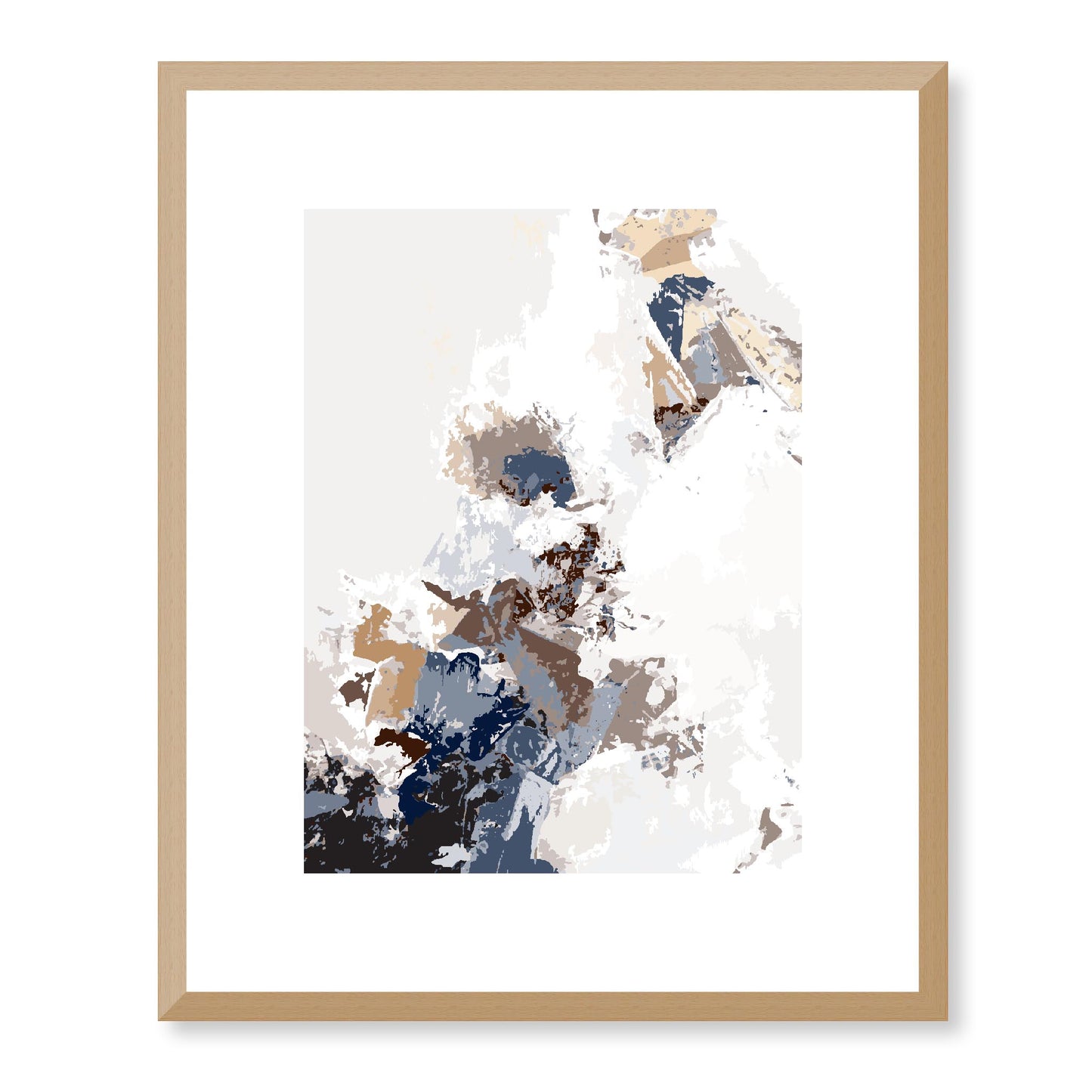 Framed Graphic Art Print, White Mat - 13x16, 16x20, 22x28 inches | FPV-1161-7694, Prints, Graphic art, Natural Frame, 33 x 41 cm ,13 x 16 inches