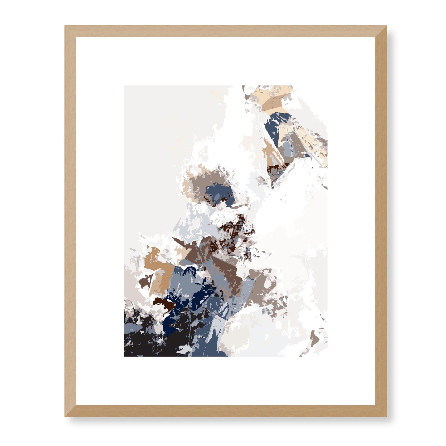 Framed Graphic Art Print, White Mat - 13x16, 16x20, 22x28 inches | FPV-1162-7694, Prints, Graphic art, Natural Frame, 33 x 41 cm ,13 x 16 inches
