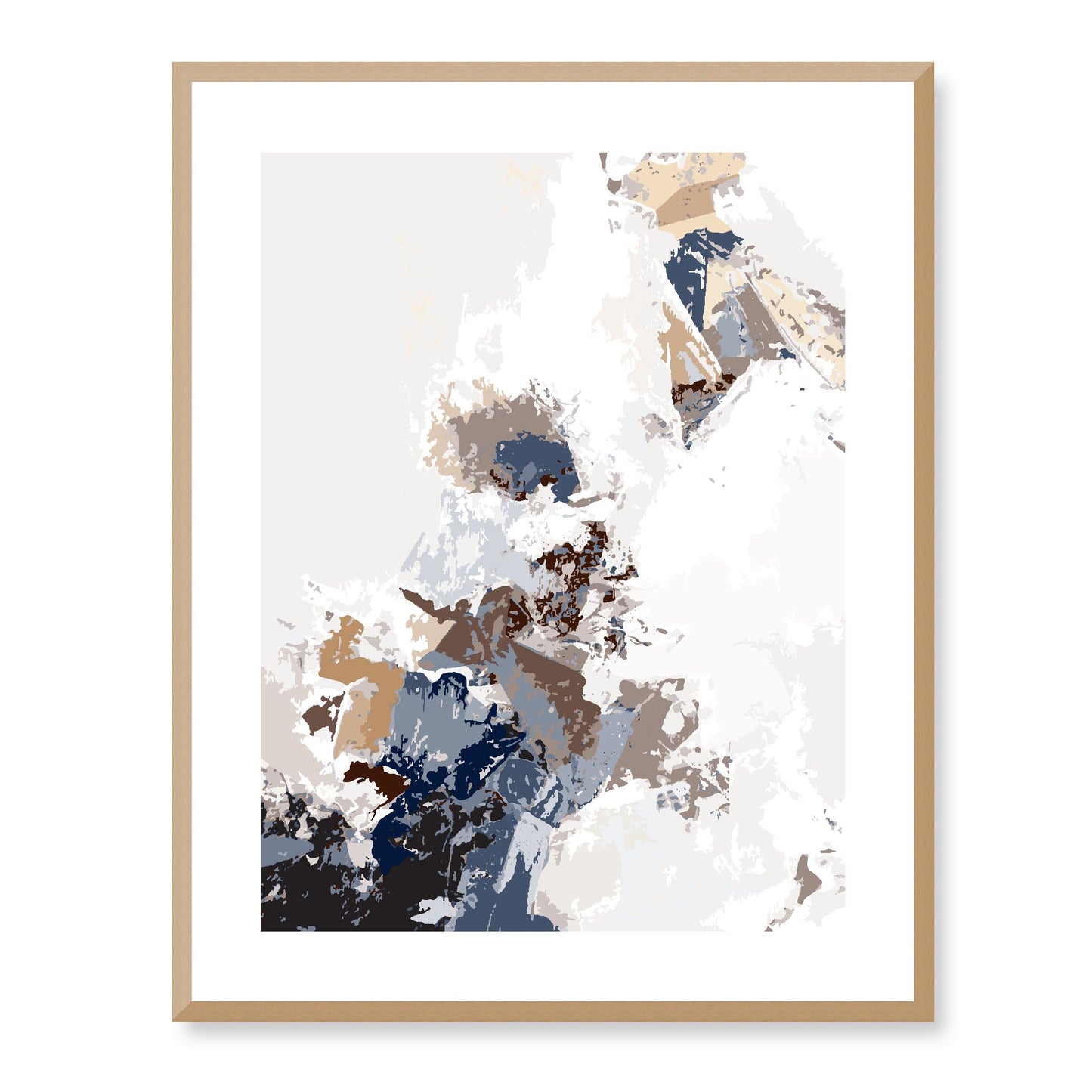 Framed Graphic Art Print, White Mat - 13x16, 16x20, 22x28 inches | FPV-1161-7694, Prints, Graphic art, Natural Frame, 56 x 71 cm ,22 x 28 inches