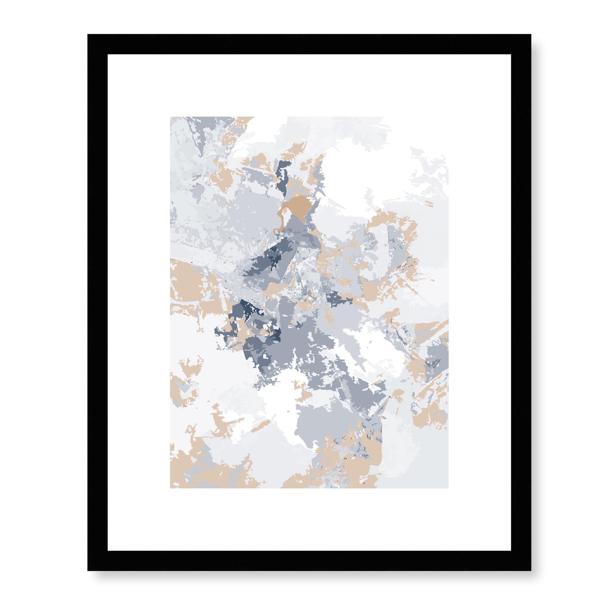 Framed Graphic Art Print, White Mat - 13x16, 16x20, 22x28 inches | FPV-1163-7698, Prints, Graphic art, Black Frame, 33 x 41 cm ,13 x 16 inches