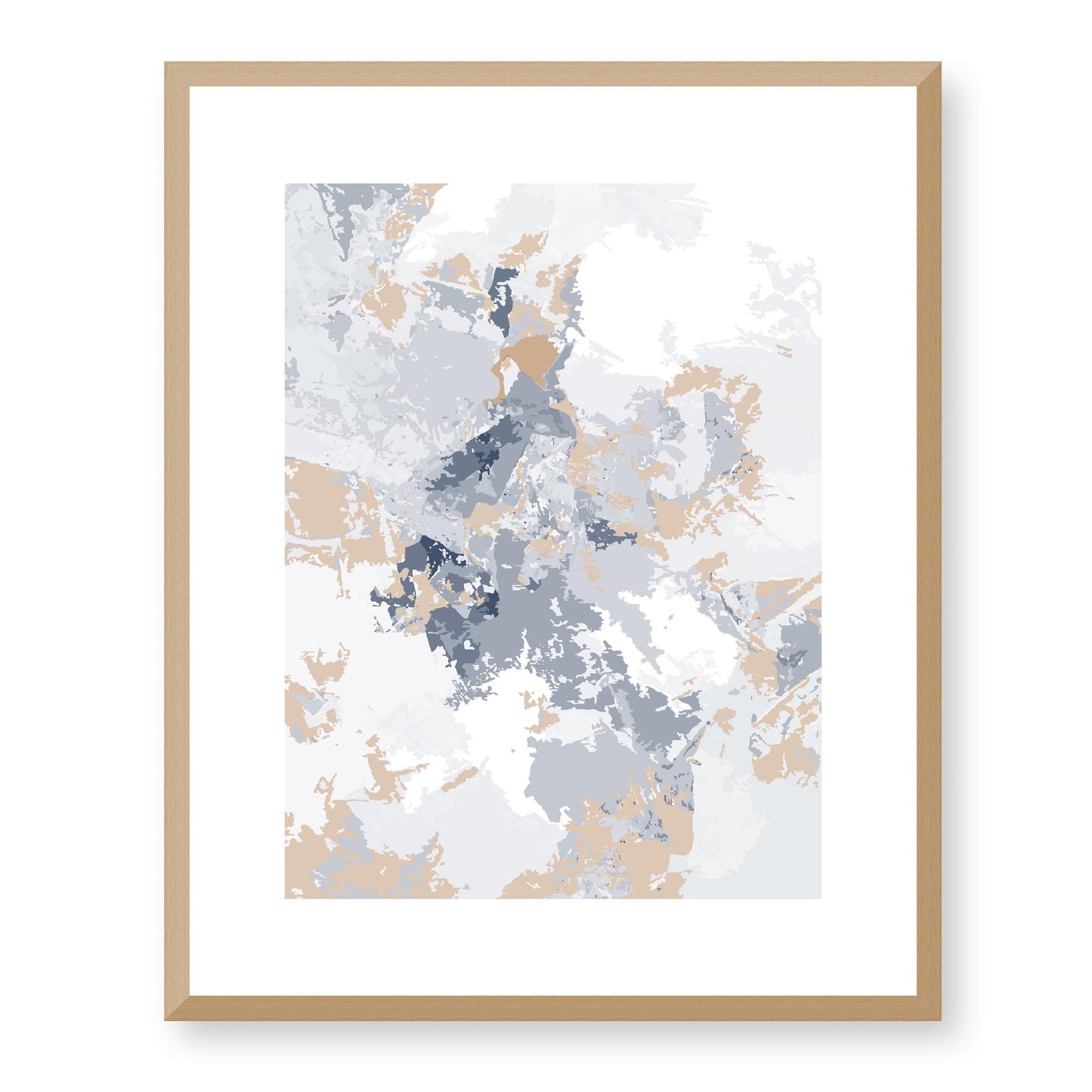 Framed Graphic Art Print, White Mat - 13x16, 16x20, 22x28 inches | FPV-1163-7698, Prints, Graphic art, Natural Frame, 41 x 51 cm ,16 x 20 inches