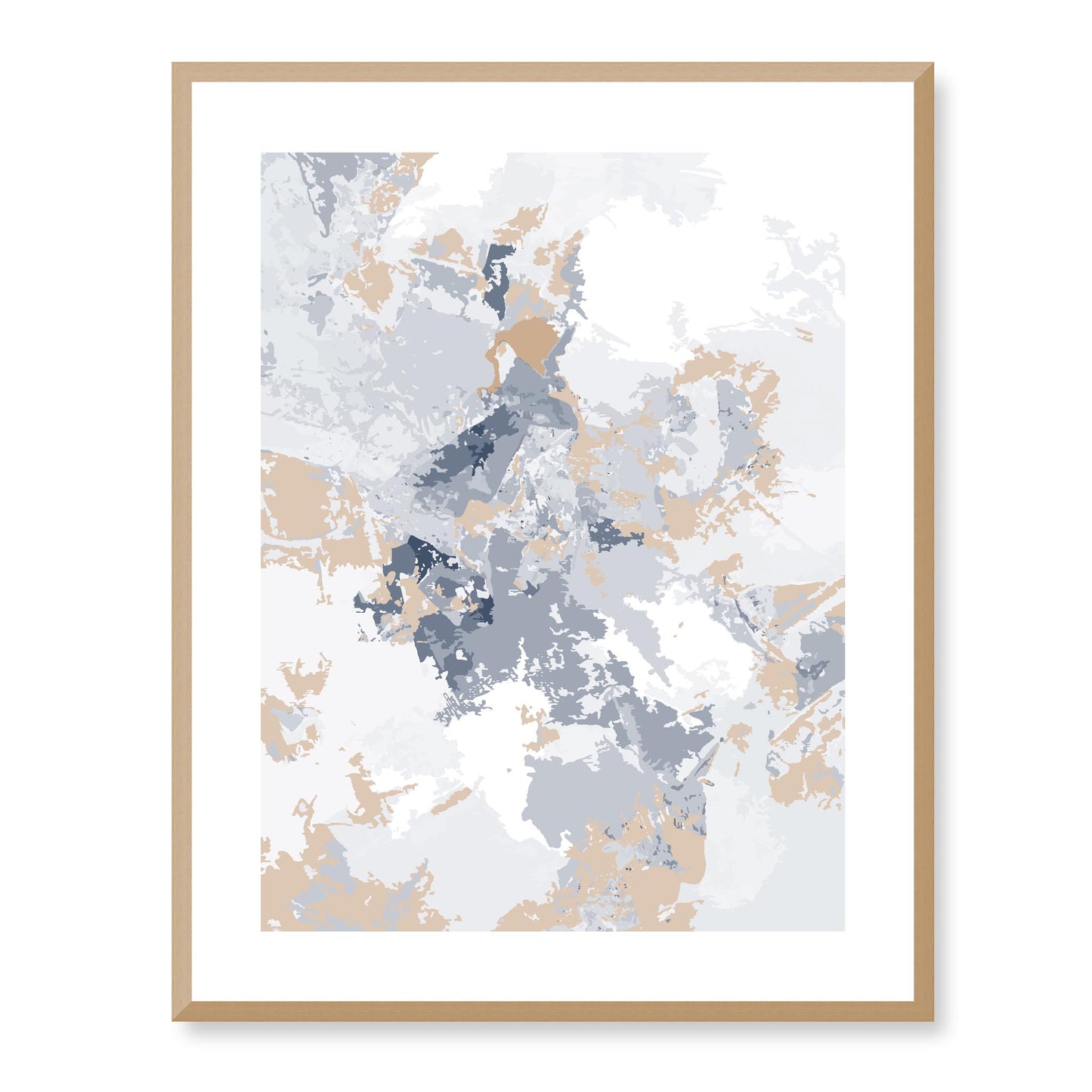 Framed Graphic Art Print, White Mat - 13x16, 16x20, 22x28 inches | FPV-1163-7698, Prints, Graphic art, Natural Frame, 56 x 71 cm ,22 x 28 inches