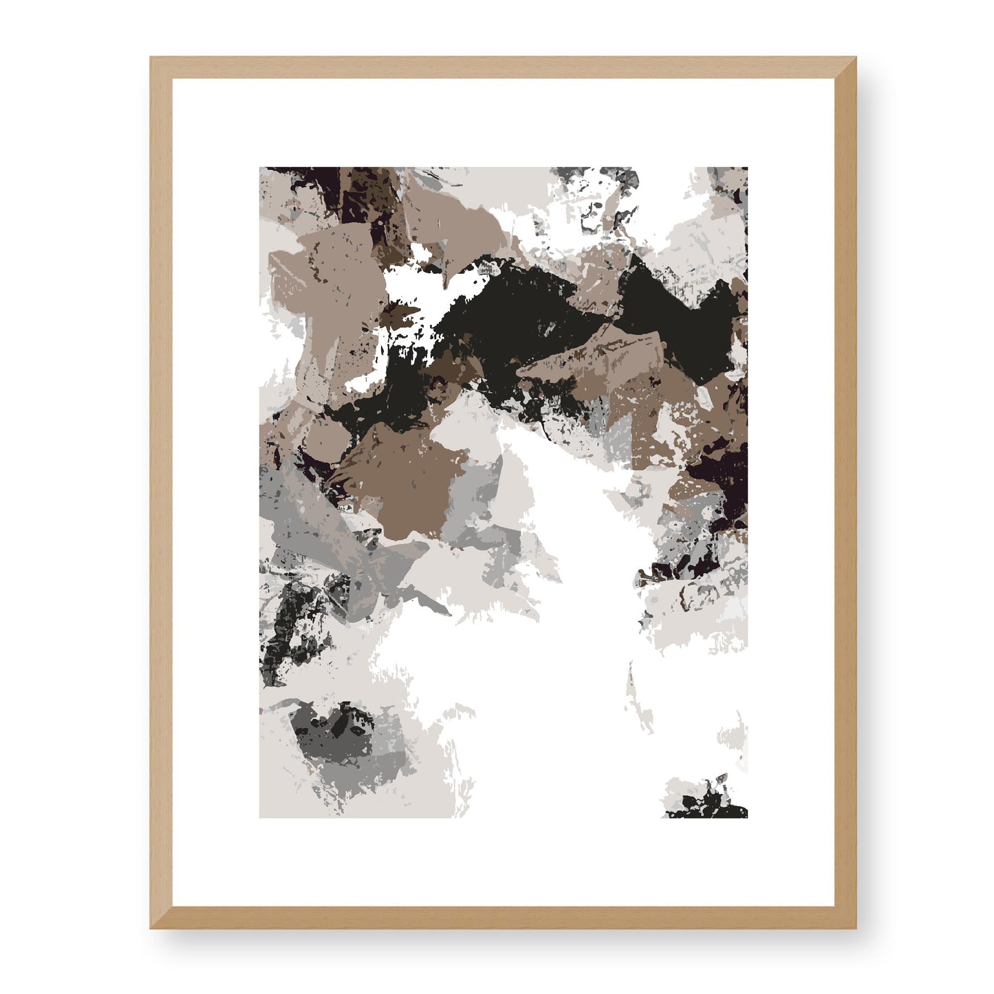 Framed Graphic Art Print, White Mat - 13x16, 16x20, 22x28 inches | FPV-1171-7692, Prints, Graphic art, Natural Frame, 41 x 51 cm ,16 x 20 inches
