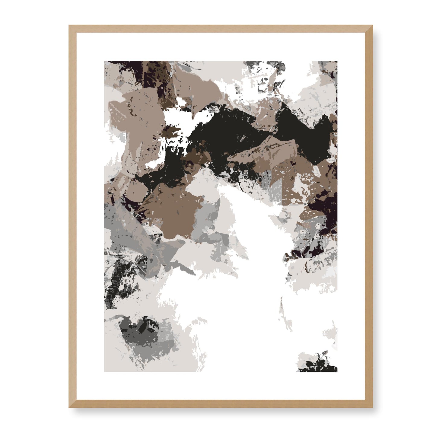 Framed Graphic Art Print, White Mat - 13x16, 16x20, 22x28 inches | FPV-1171-7692, Prints, Graphic art, Natural Frame, 56 x 71 cm ,22 x 28 inches