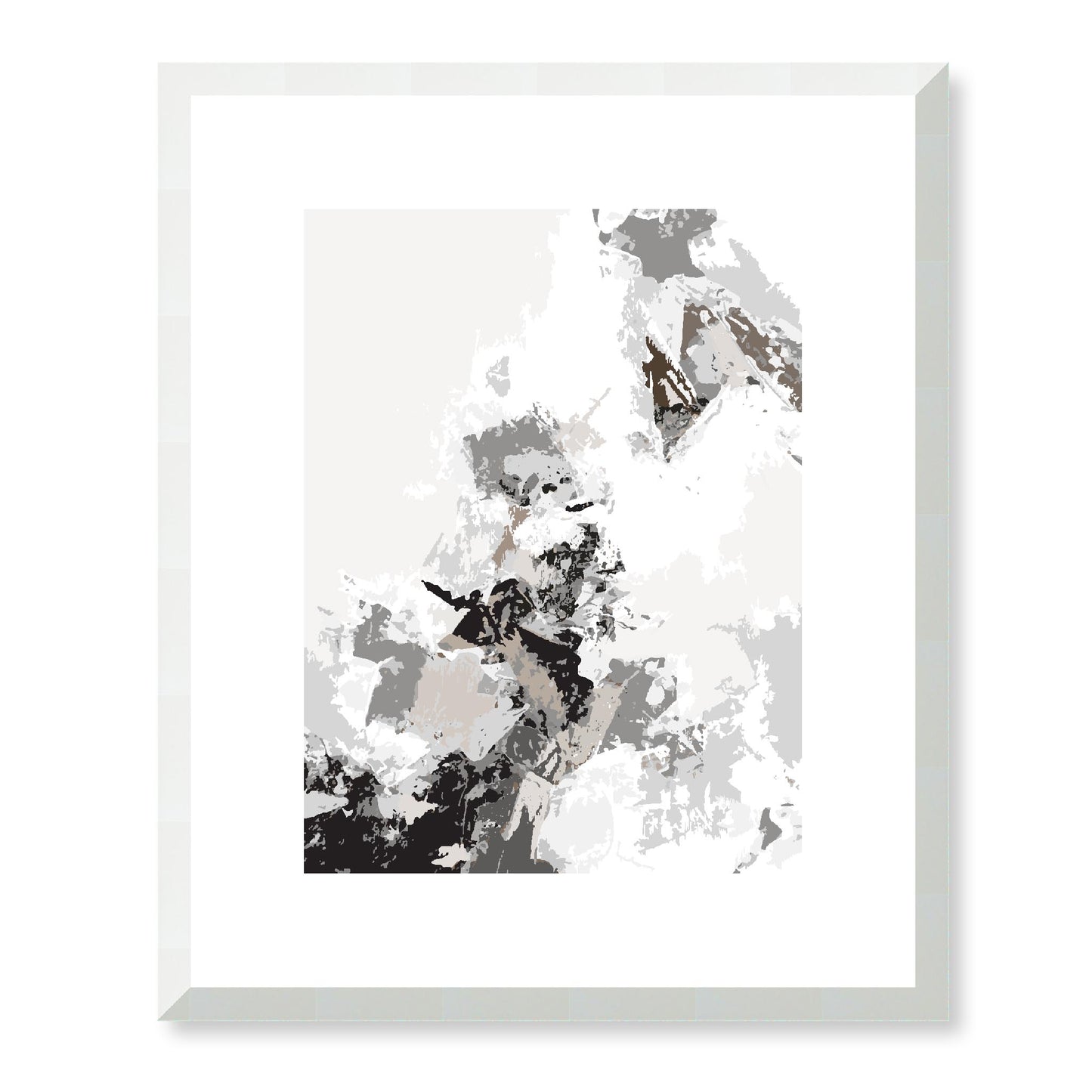 Framed Graphic Art Print, White Mat - 13x16, 16x20, 22x28 inches | FPV-1171-7694, Prints, Graphic art, White Frame, 33 x 41 cm ,13 x 16 inches