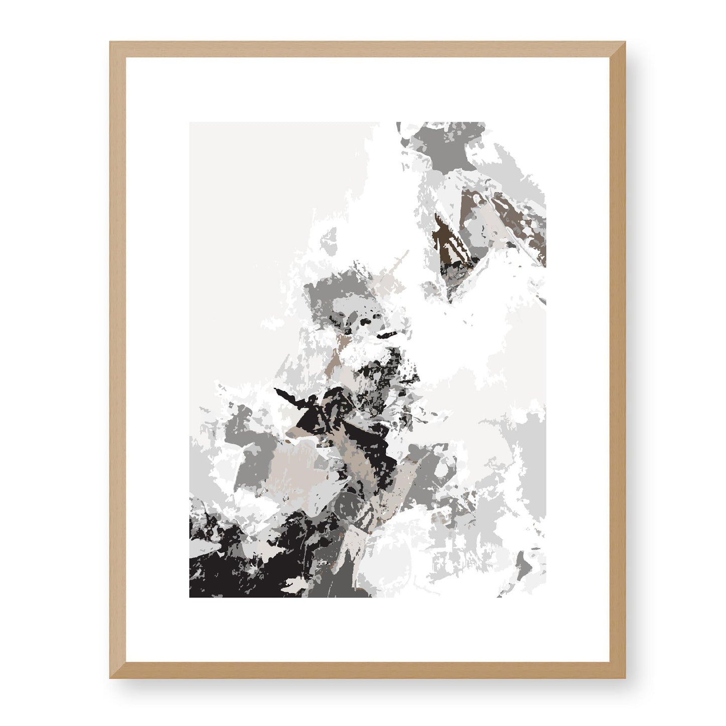Framed Graphic Art Print, White Mat - 13x16, 16x20, 22x28 inches | FPV-1171-7694, Prints, Graphic art, Natural Frame, 41 x 51 cm ,16 x 20 inches
