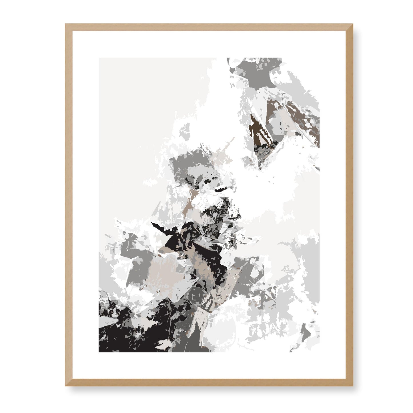 Framed Graphic Art Print, White Mat - 13x16, 16x20, 22x28 inches | FPV-1171-7694, Prints, Graphic art, Natural Frame, 56 x 71 cm ,22 x 28 inches