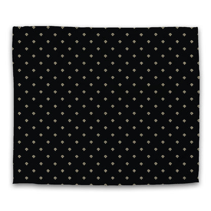 Black Cotton Sateen Duvet Cover, Desert Sand Hand-painted Swizzle Motif Print, CSDU-1014-172, King - 269 x  234 cm / 106 x 92 inches