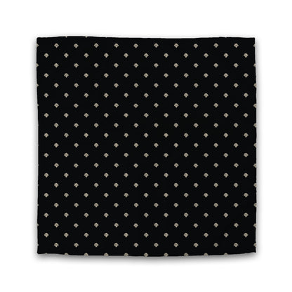 Black Cotton Sateen Duvet Cover, Beige Hand-painted Swizzle Motif Print | CSDU-1015-172