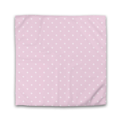 Pink Cotton Sateen Duvet Cover, Off-white Hand-painted Swizzle Motif Print | CSDU-1081-172