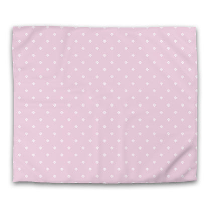 Pink Cotton Sateen Duvet Cover, Off-white Hand-painted Swizzle Motif Print, CSDU-1081-172, King - 269 x  234 cm / 106 x 92 inches