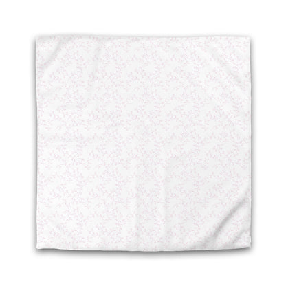 Off-white Cotton Sateen Duvet Cover, Pink Hand-painted Vine Print | CSDU-1081-181