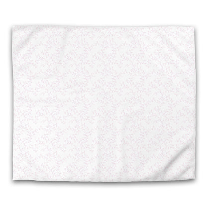 Off-white Cotton Sateen Duvet Cover, Pink Hand-painted Vine Print, CSDU-1081-181, King - 269 x  234 cm / 106 x 92 inches