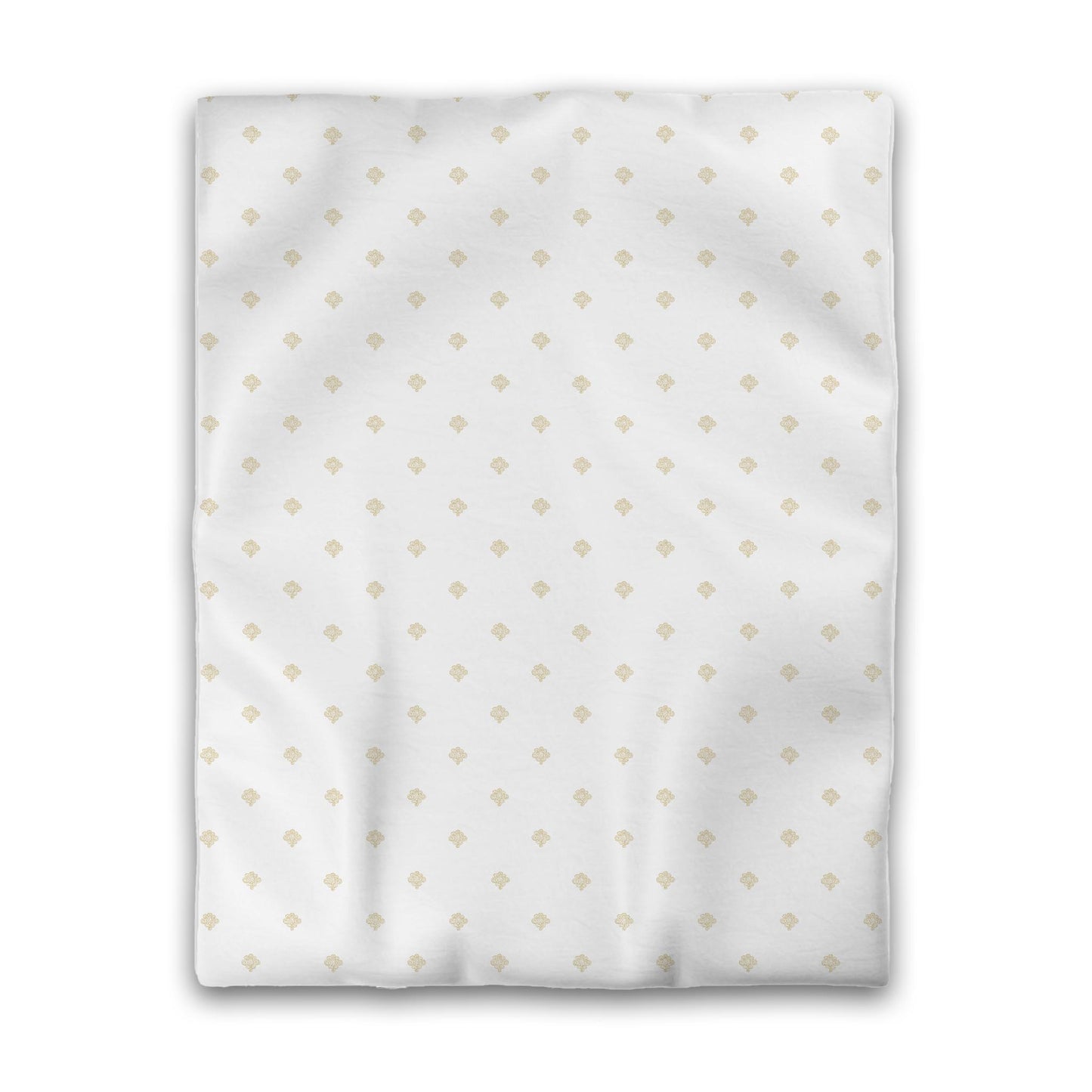 Off-white Cotton Sateen Duvet Cover, Desert Sand Hand-painted Swizzle Motif Print, CSDU-1371-171, Twin - 178 x 229 cm / 70 x 90 inches