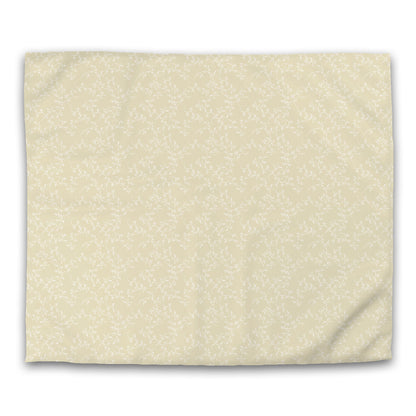 Desert Sand Cotton Sateen Duvet Cover, Off-white Hand-painted Vine Print, CSDU-1371-182, King - 269 x  234 cm / 106 x 92 inches