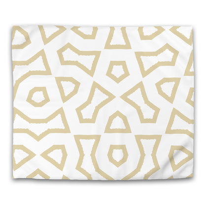 Off-white Cotton Sateen Duvet Cover, Bold Desert Sand Graphic, CSDU-1371-391, King - 269 x  234 cm / 106 x 92 inches