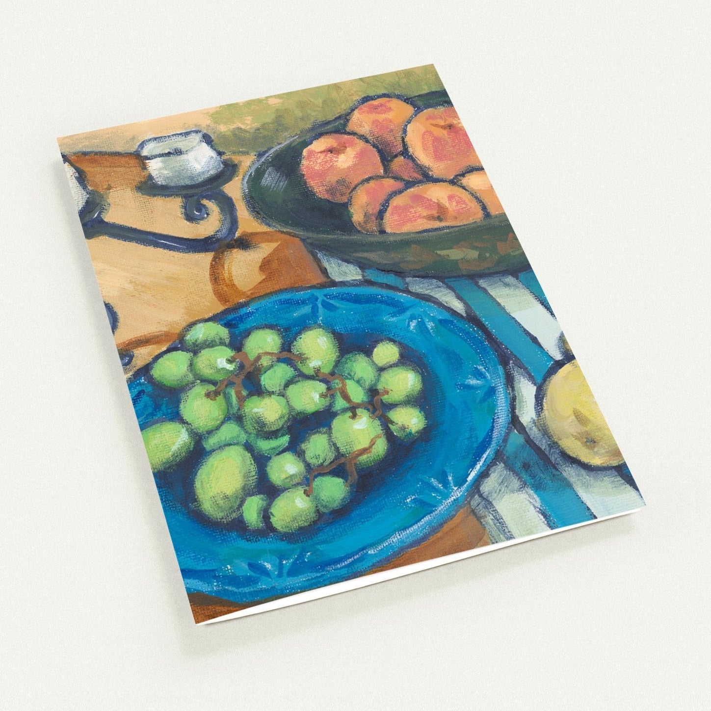 The Summer Platter — Fine Art Note Cards with Still Life Design, Blank Inside, Pack of 10 with Envelopes #NCNA-2103
