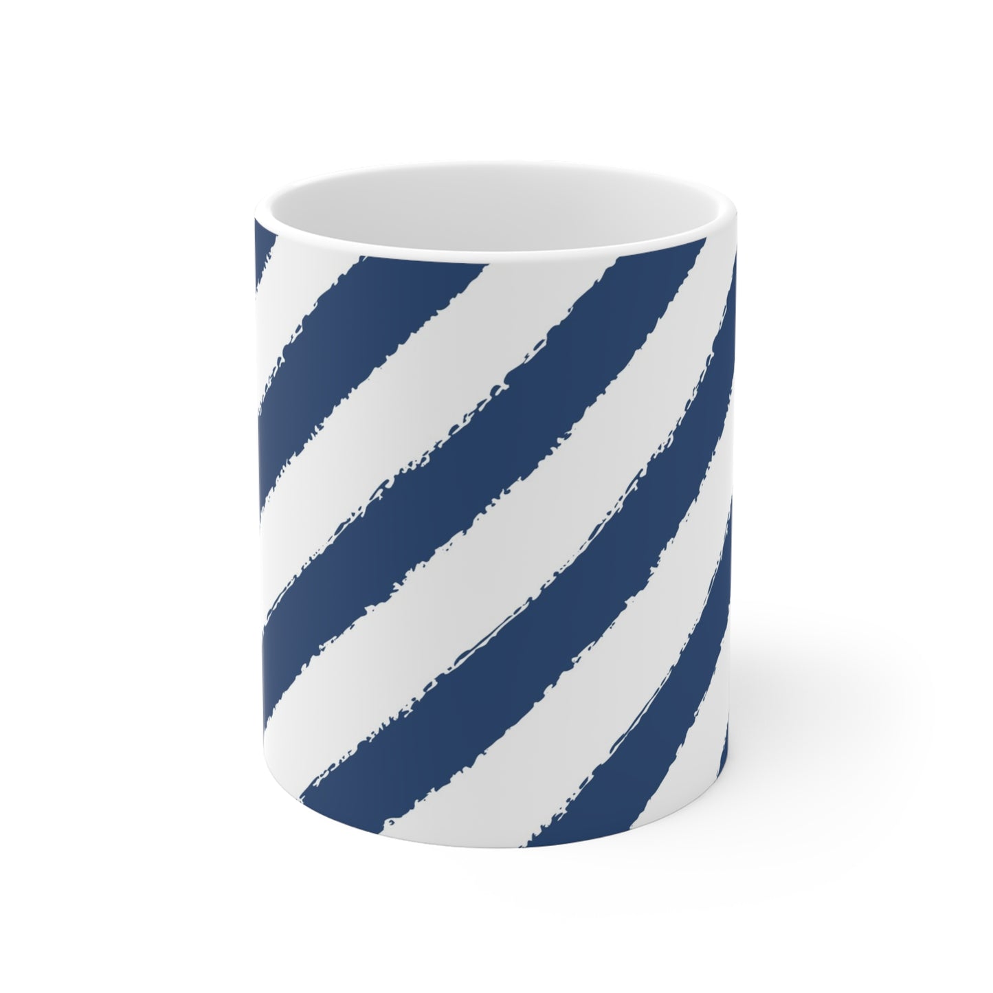 330 mL / 11oz Graphic Art Ceramic Mug | CACM-1291-151, Royal Blue, Front