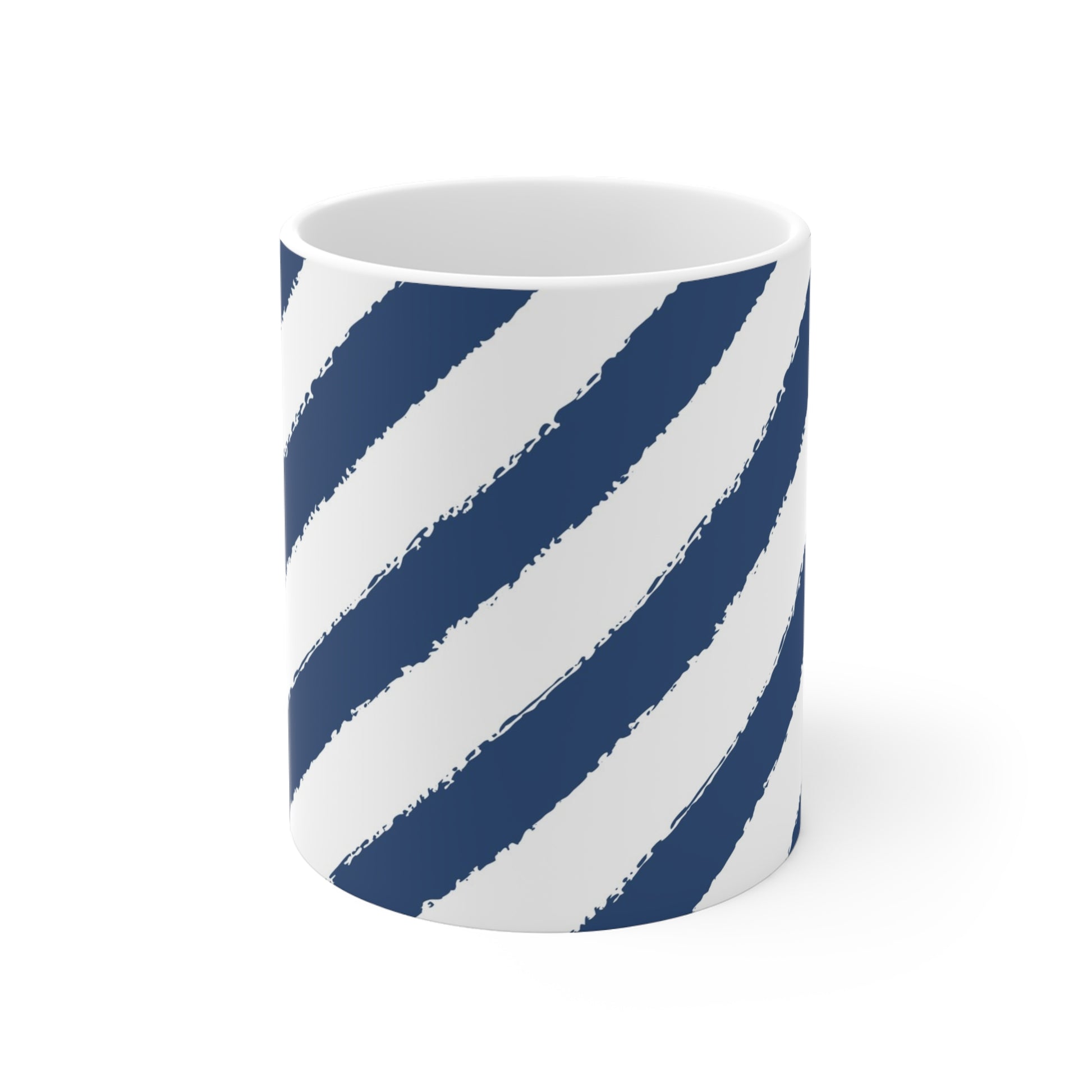330 mL / 11oz Graphic Art Ceramic Mug | CACM-1291-151, Royal Blue, Front