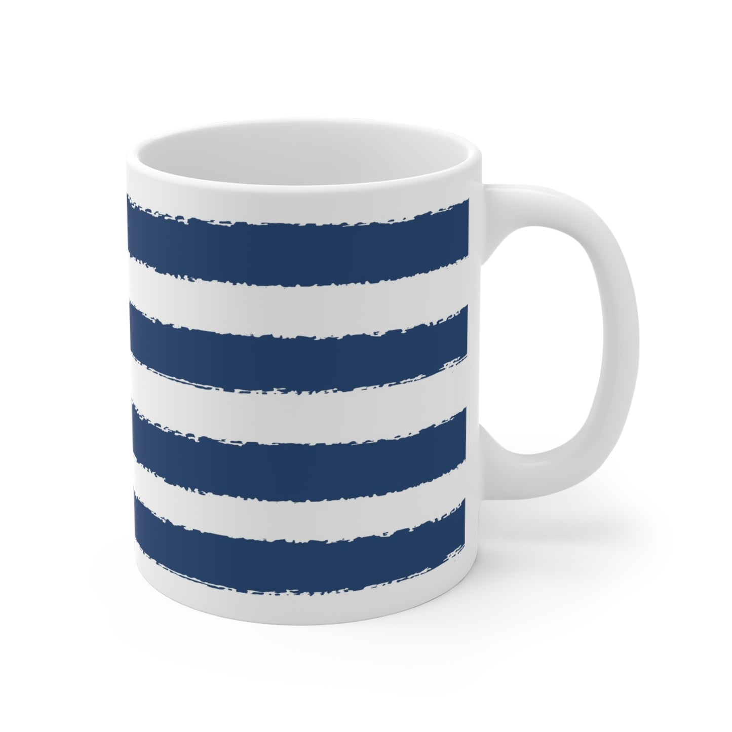 330 mL / 11oz Graphic Art Ceramic Mug | CACM-1291-221, Royal Blue, Right