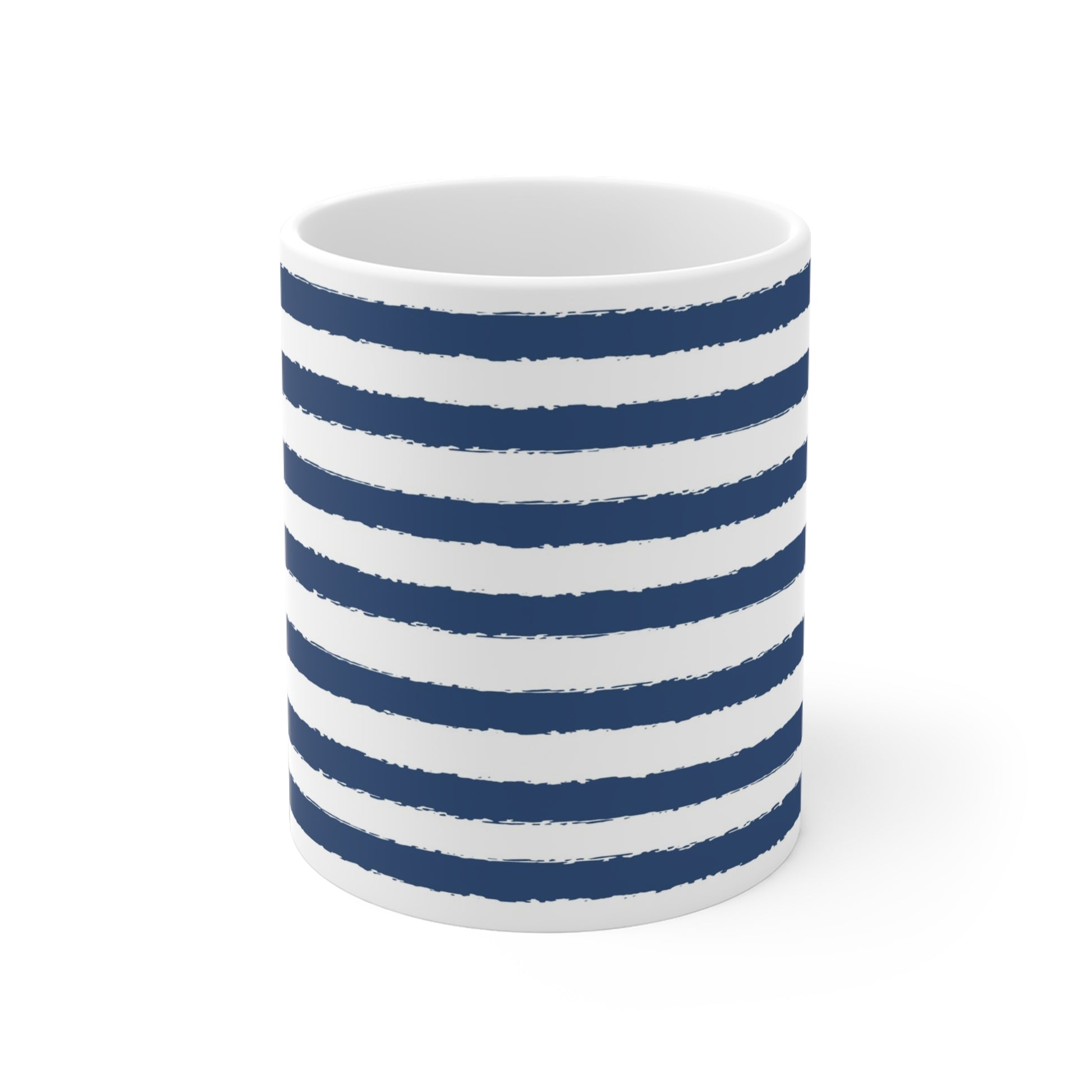 330 mL / 11oz Graphic Art Ceramic Mug | CACM-1291-231, Royal Blue, Front