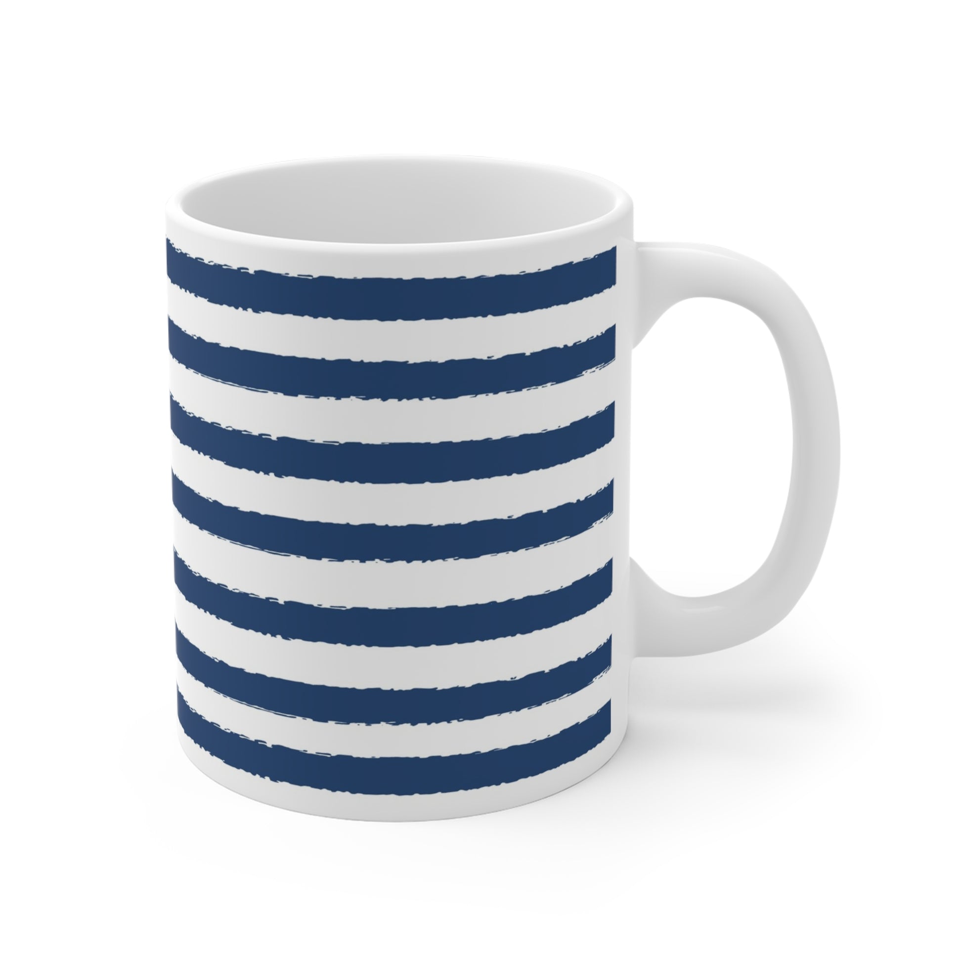 330 mL / 11oz Graphic Art Ceramic Mug | CACM-1291-231, Royal Blue, Right