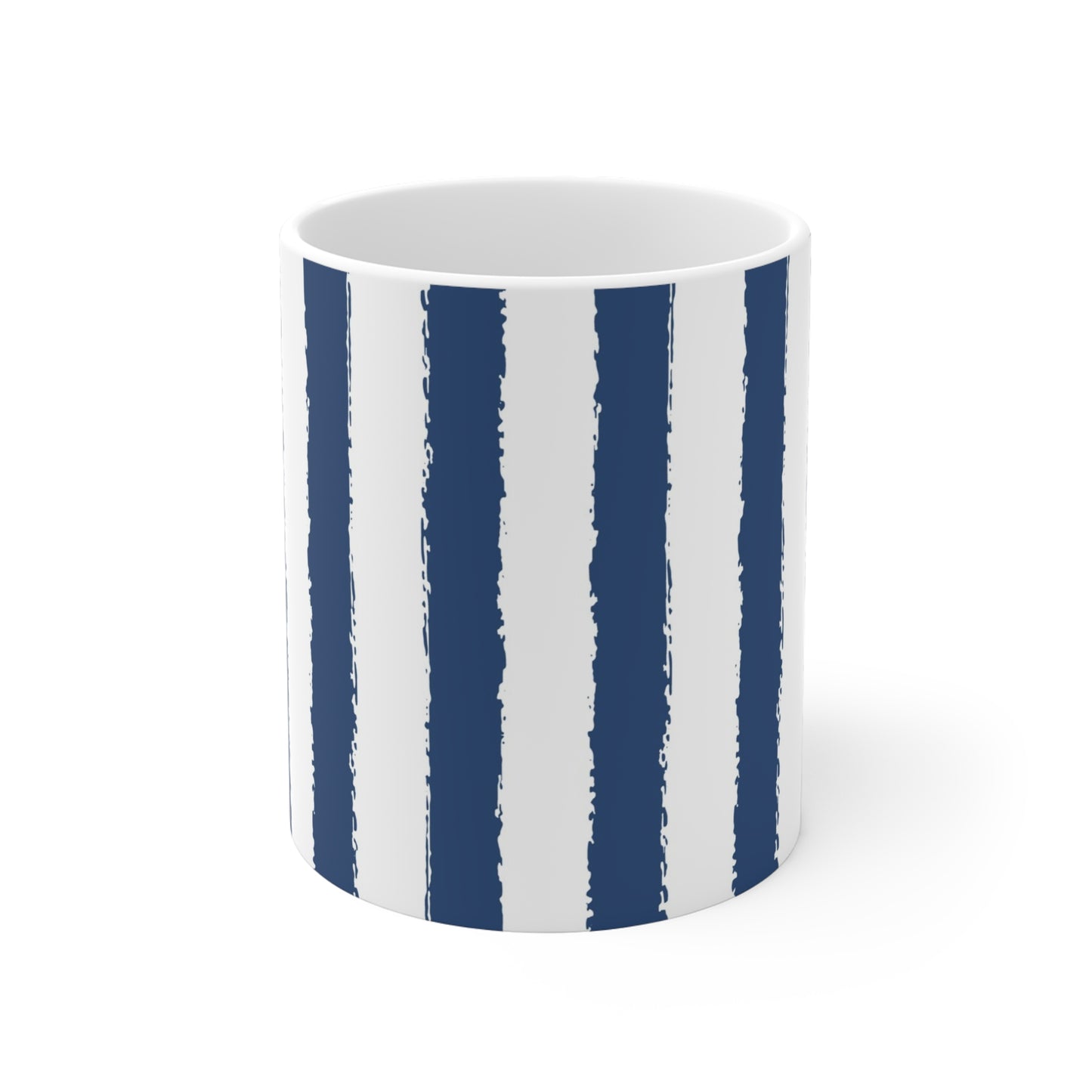 330 mL / 11oz Graphic Art Ceramic Mug | CACM-1291-251, Royal Blue, Front